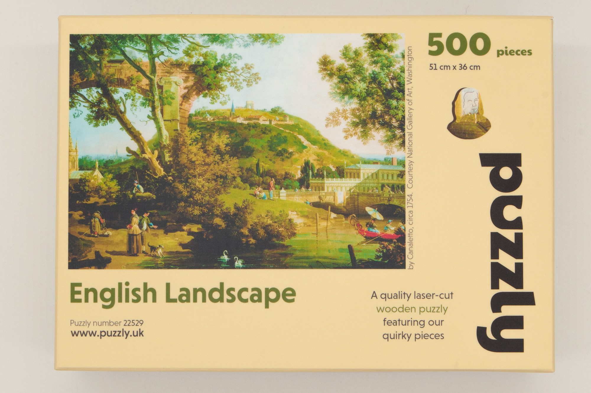 English Landscape 500 piece wooden puzzle