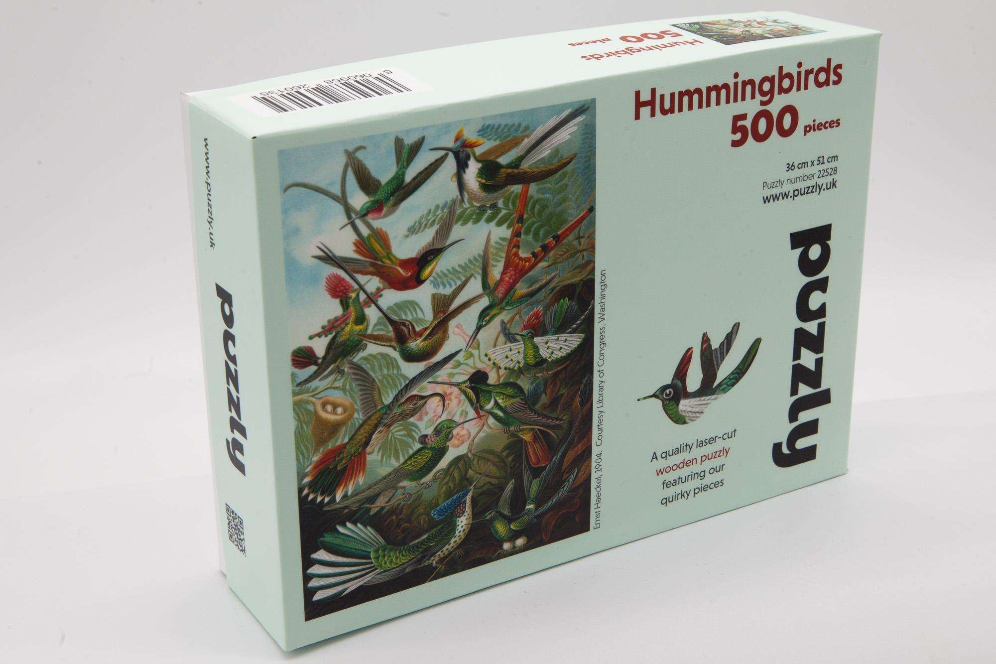 Hummingbirds, an adult wooden puzzle