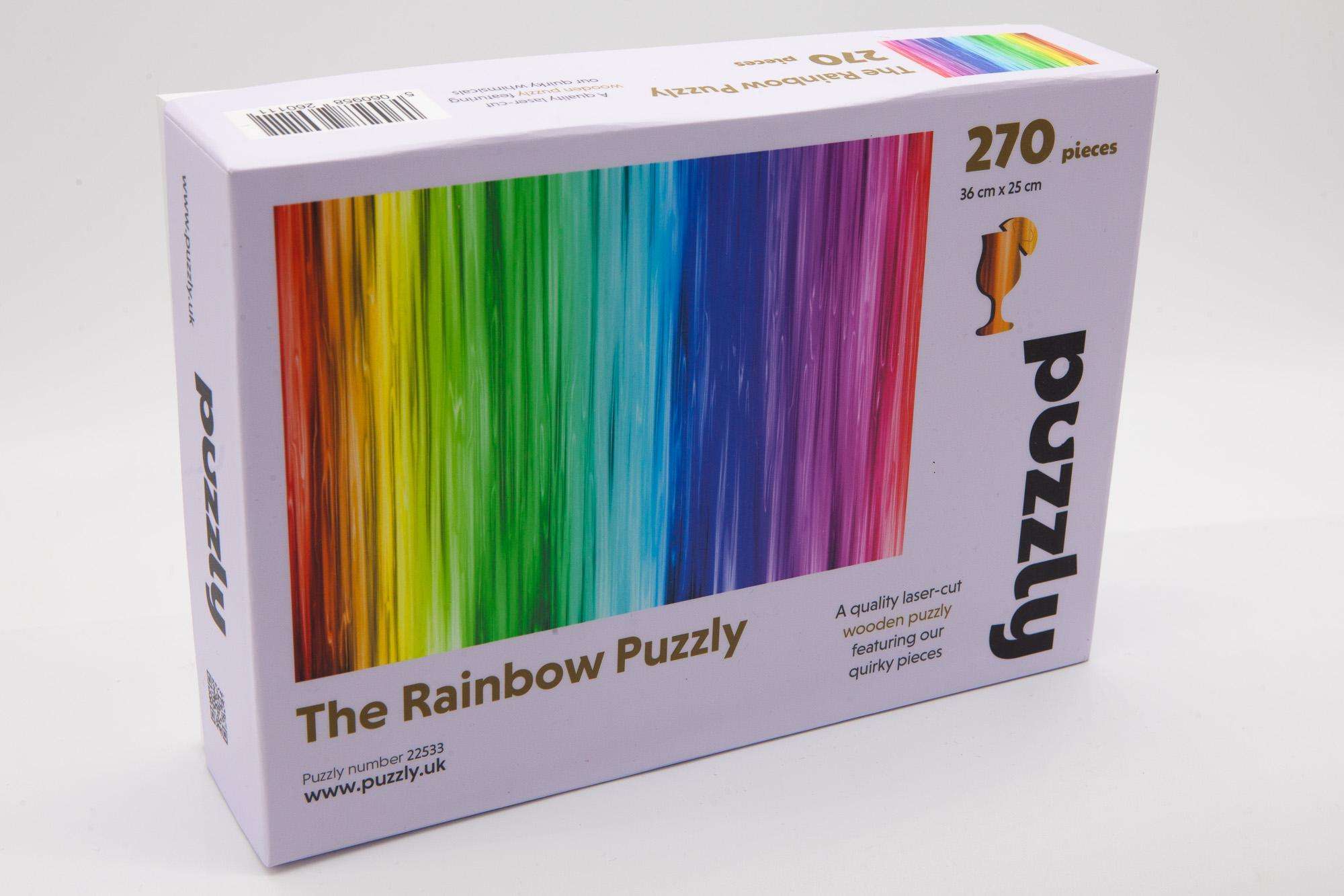 The Rainbow Puzzly adult wooden puzzle