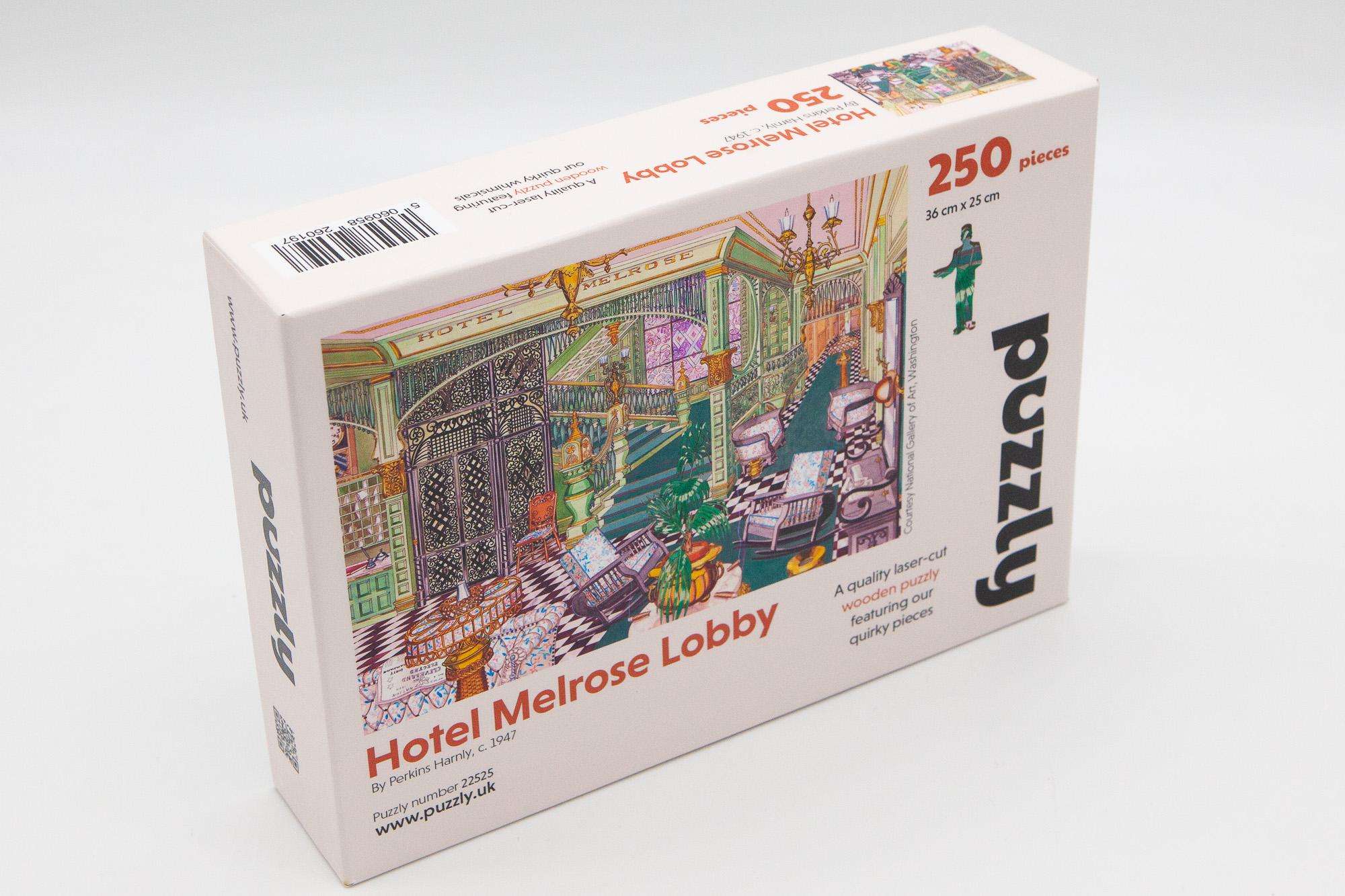 Hotel Melrose Lobby Wooden Puzzle