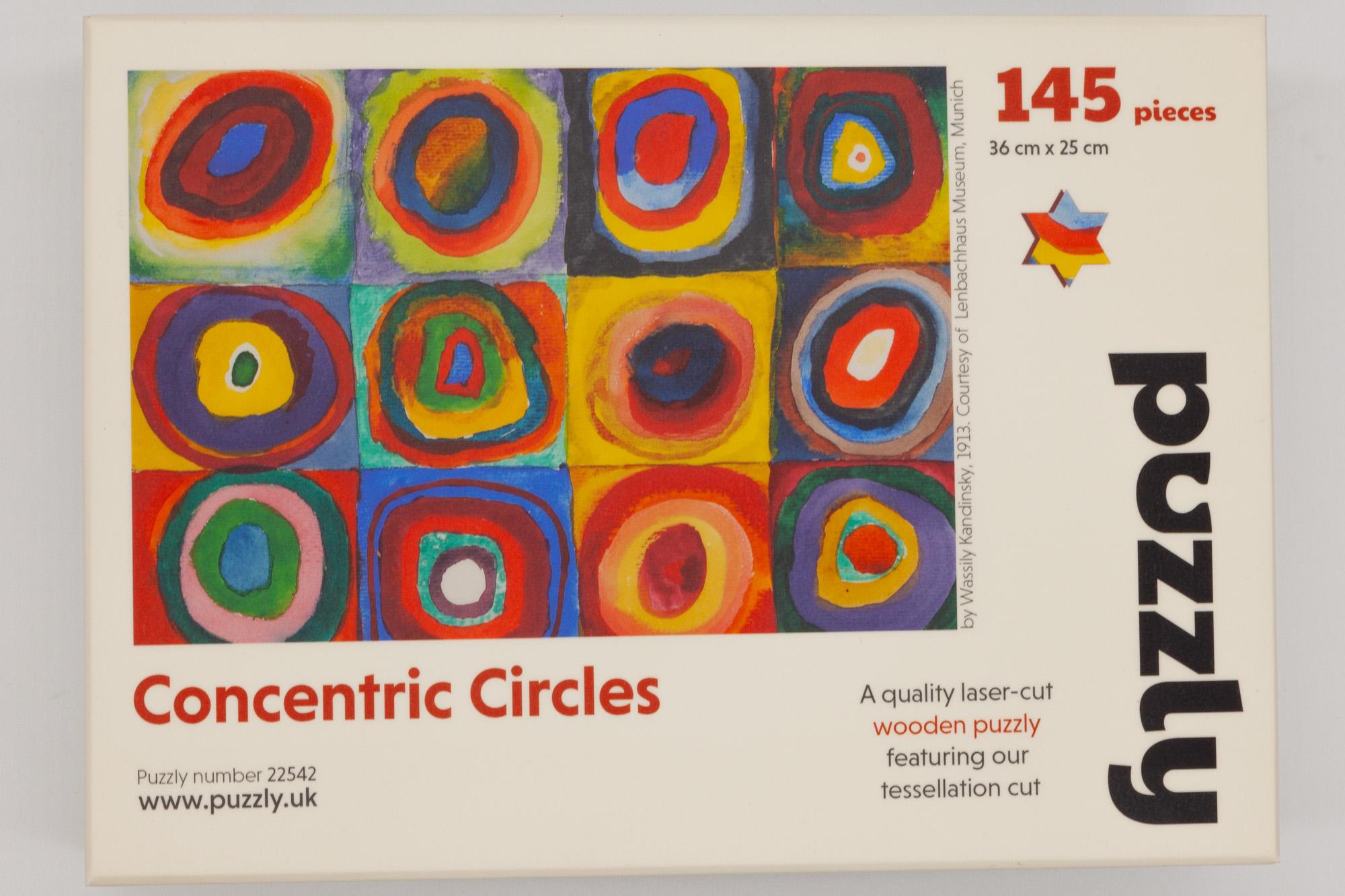 Concentric Circles Wooden Tessellation Puzzle
