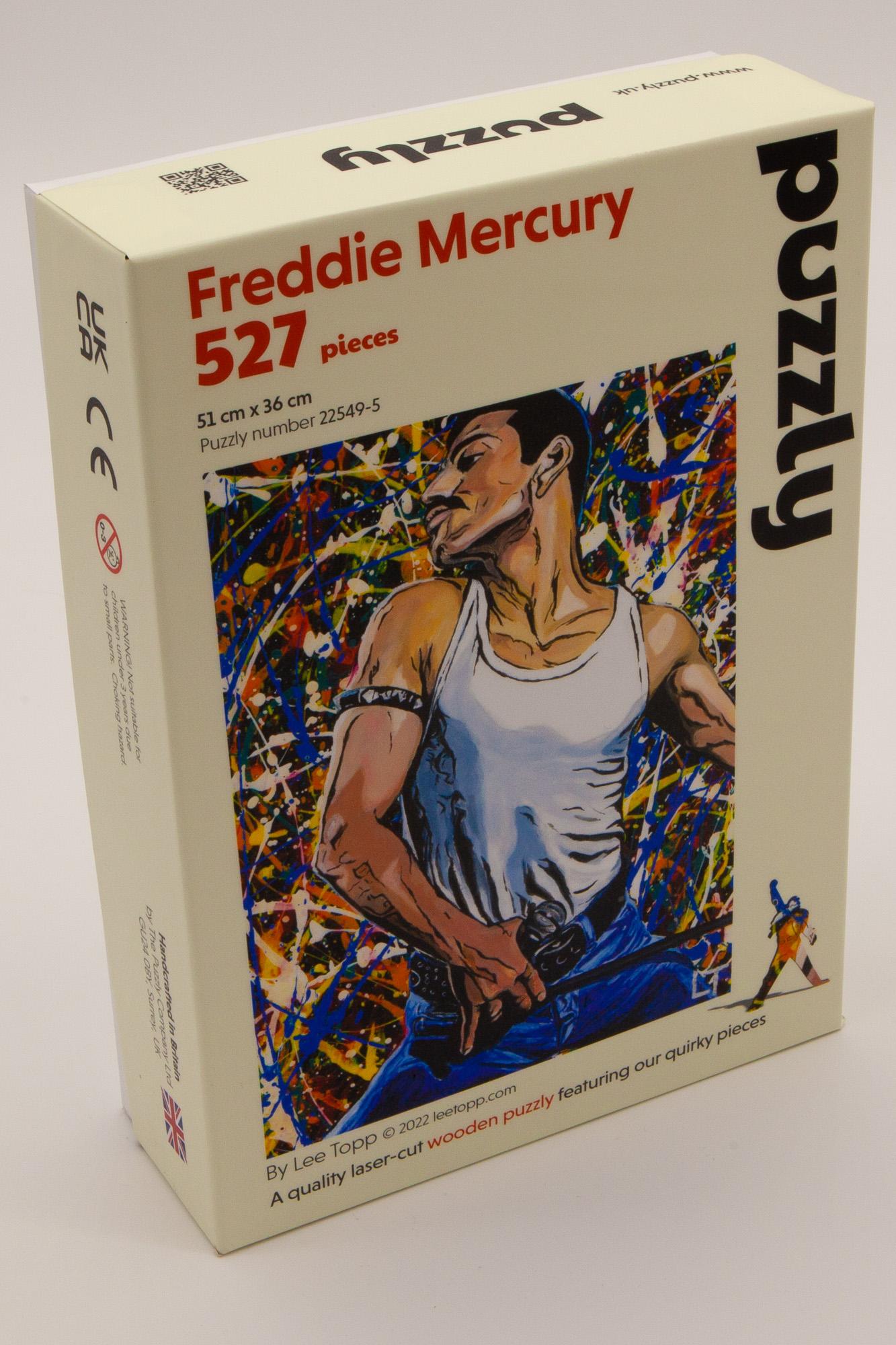 Freddie Mercury Wooden Puzzle by Puzzly