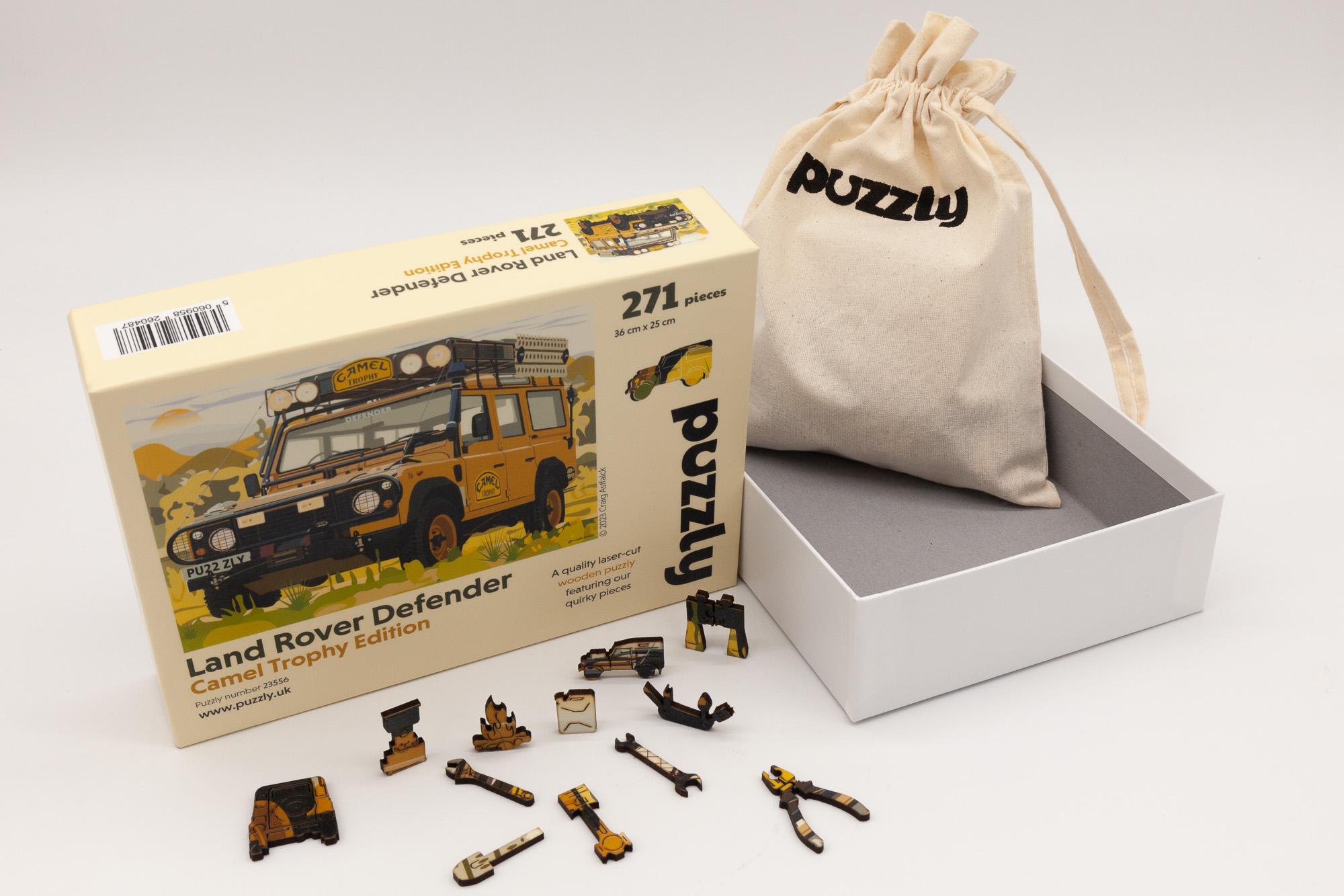 Land Rover Defender Wooden Puzzle