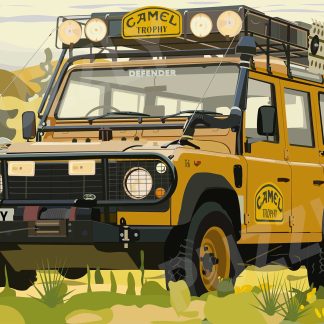 Land Rover Defender Wooden Puzzle