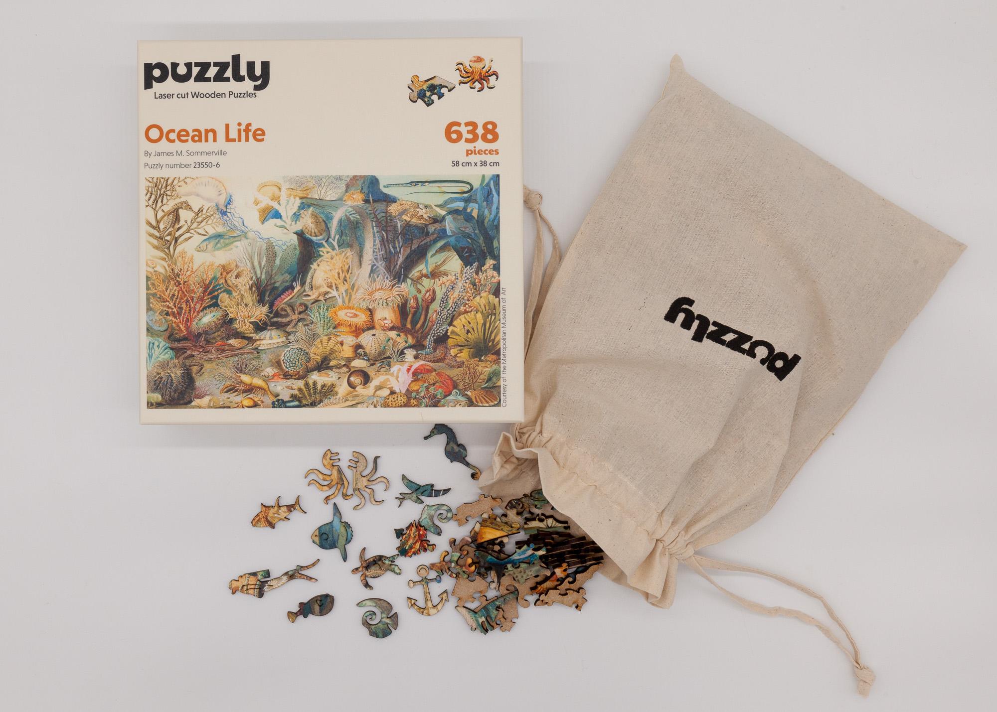 Ocean Life wooden jigsaw puzzle